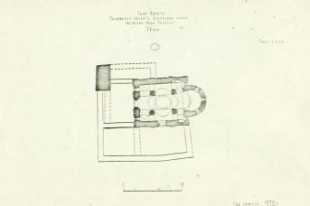 План этажа.  Лебедева В.А. 1958 г.
