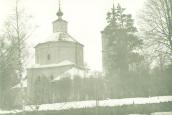 Церковь Покрова. Вид с севера. Фото Б.Скобельцына. 1976 г.   д.Барута, Юхновская волость, Новоржевский р-он.  