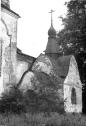 Церковь Косьмы и Дамиана. 1912 г. Часовня, вид с юго-западной стороны. Фото Б.Скобельцына. 1977 г.  д.Гвоздно, Первомайская волость, Гдовский р-он.