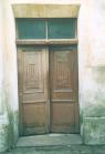Фабрика канатная Г.Ю.Мейера. Около 1901 г. Дверь парадного входа. Фото Руденко О.В. 2001 г.  г.Псков, ул.Л.Поземского, д.22
