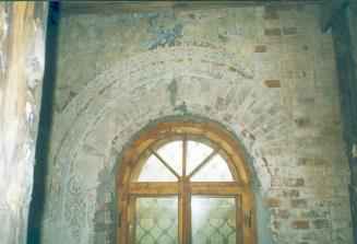 Собор Трех святителей. XVI в. Фрагмент росписи интерьера. Фото 2001 г.