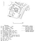 Двор палат у Сокольей башни. XVII-XIX вв. План.  г.Псков, Комсомольский пер., 5.