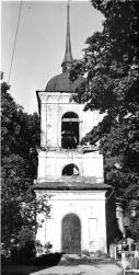 Колокольня, западный  фасад. Фото Скобельцына Б.С., 1975 г