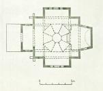 План  церкви. Обмер С.П. Михайлова