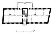 г.Псков, ул.Герцена, д.3  Флигель жилой (доходный) Сафьянщикова В.Я. 1903 г.  План 1-го этажа.