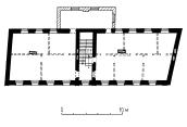 г.Псков, ул.Герцена, д.3  Флигель жилой (доходный) Сафьянщикова В.Я. 1903 г.  План 2-го этажа.