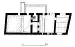 г.Псков, ул.Герцена, д.3  Флигель жилой (доходный) Сафьянщикова В.Я. 1903 г.  План подвала.