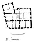 г.Псков, ул.Советская, 31  Дом жилой доходный Епифанова Е. 1890 г.  План 2-го этажа.  