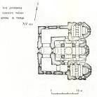 Псковская обл., Гдовский р-он, д.Доможирка  Церковь Троицы, XVI в.  План.