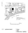 Псковская обл., г. Остров, ул. 25 Октября, 4\5  Дом жилой доходный (?). 1905 г.  Генплан.