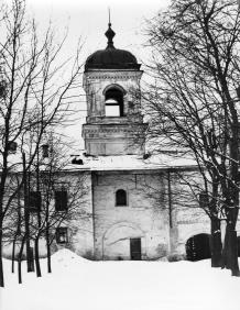 Спасо-Мирожский монастырь.Колокольня.Фотография середины 1972 года.Автор Никитин В.Е.